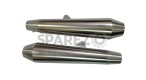 Royal Enfield Interceptor 650cc S S AEW Exhaust Silencer Pair TE 102 - SPAREZO